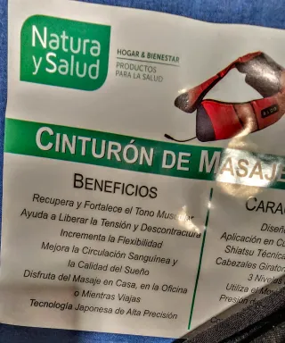 Cinturón Masaje Shiatsu con Calor