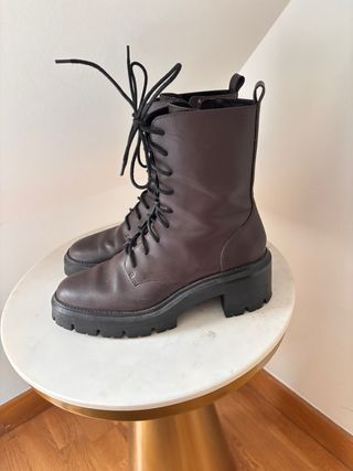 Botines track marrones talla 40