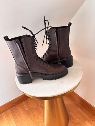 Botines track marrones talla 40