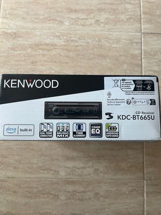 Radio CD Kenwood KDC-BT665U Bluetooth USB Nuevo