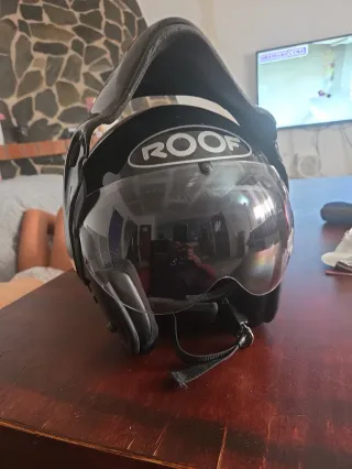 Casco Moto Roof Negro