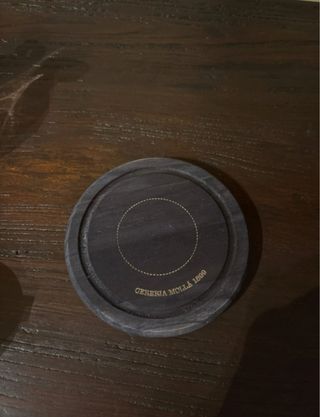 campana per candele. candela usata.