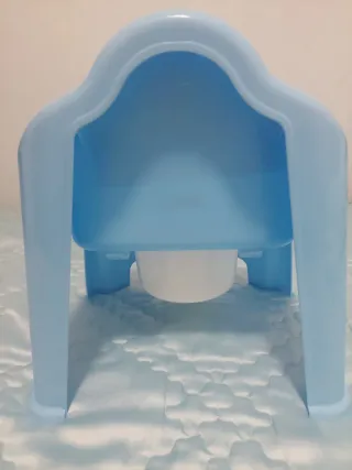 Sillón Orinal infantil azul