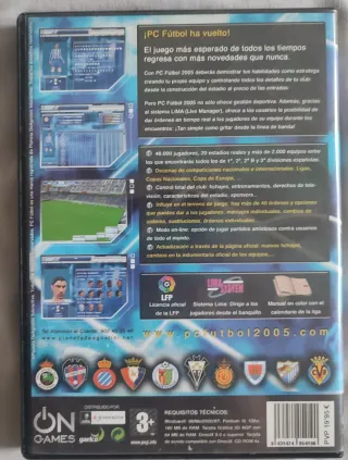 PC Fútbol 2005 CD-ROM