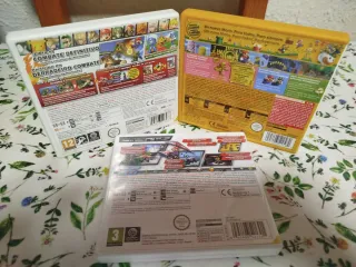 Lote Mario Kart 7, Smash Bros, Mario Bros 2 3DS