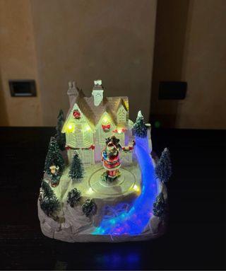 Carillon Natalizio Casa Babbo Natale