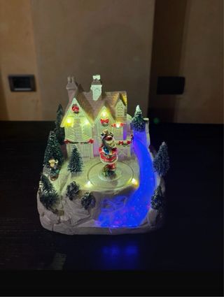 Carillon Natalizio Casa Babbo Natale