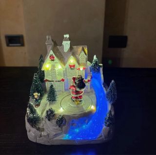 Carillon Natalizio Casa Babbo Natale