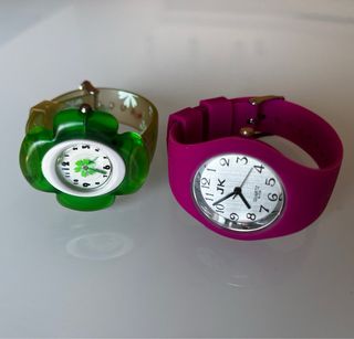 Orologi bambina JK rosa e verde