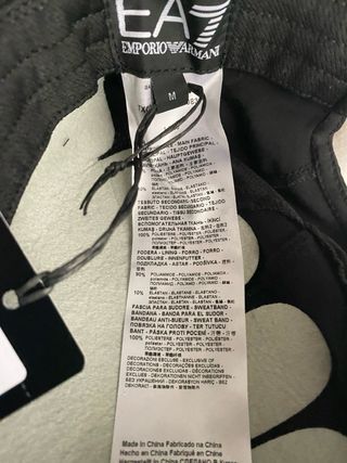 A ESTRENAR: Gorra EA7 Emporio Armani Negra
