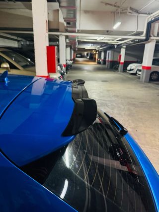 spoiler trasero Audi A3 S Line año 2017 en negro