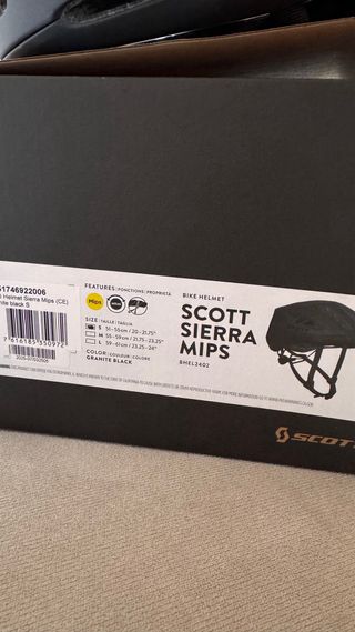 Casco Scott Sierra Mips Negro + equipacion