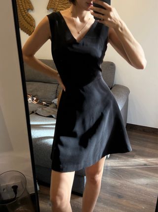 Vestido negro corto