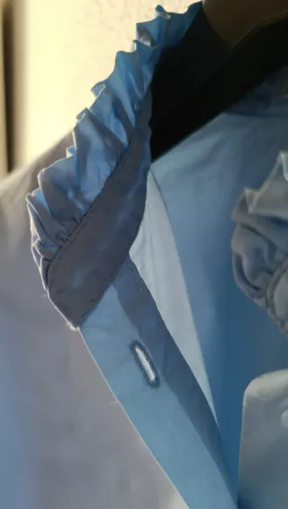 Blusa Algodón Azul Talla M