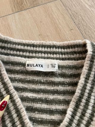 Jersey de rayas verde y blanco