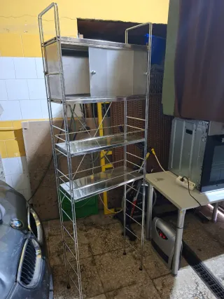 Mueble de baño de acero inoxidable