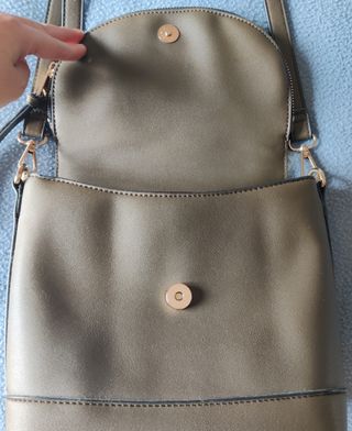 Borsetta a tracolla Accessorize color cachi