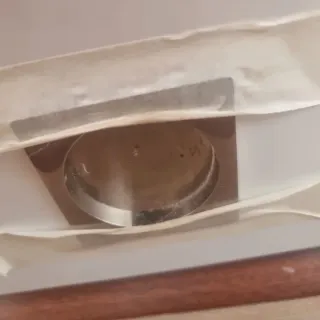 Chapa laqueada blanca 72,5 cm