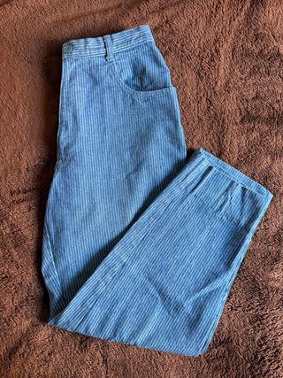 Pantalón rayas azul