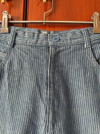 Pantalón rayas azul