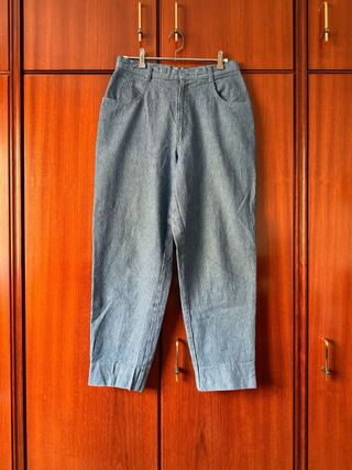 Pantalón rayas azul