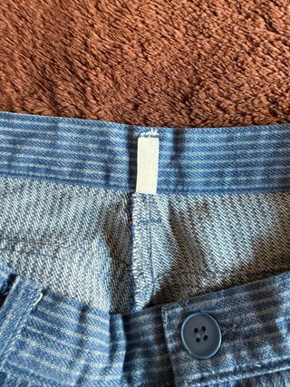 Pantalón rayas azul