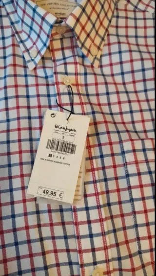 Camisa cuadros Emidio Tucci Talla 2R