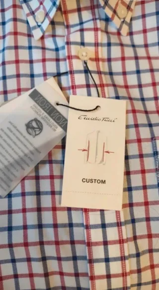 Camisa cuadros Emidio Tucci Talla 2R