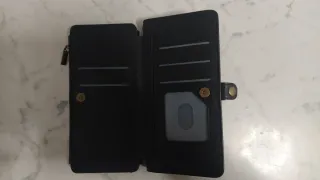 Custodia per Samsung Galaxy A70 in pelle nera