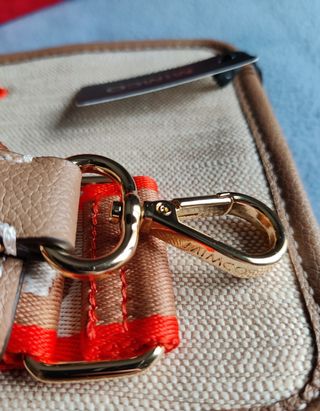 Borsa a tracolla Mimco beige e arancione nuova