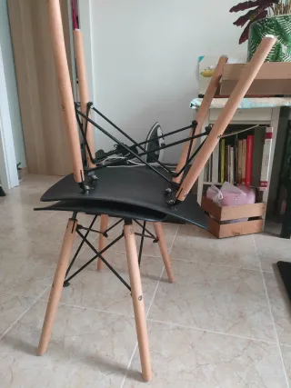 Mesa de diseño madera y metal