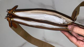 Bolso Lauren Ralph Lauren Marrón y Beige