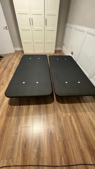 Base tapizada, 90x190, con respiraderos