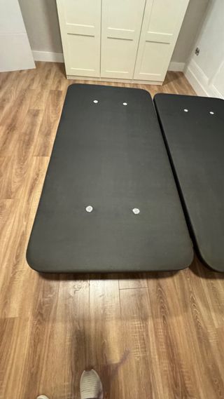 Base tapizada, 90x190, con respiraderos