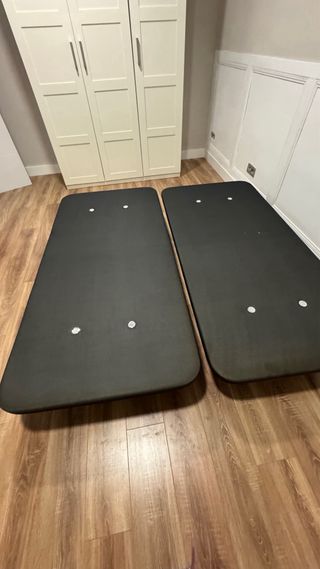 Base tapizada, 90x190, con respiraderos