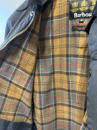 Barbour Giacca Waxata Nera Uomo