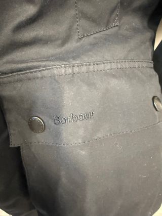 Barbour Giacca Waxata Nera Uomo