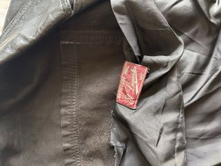 Chaqueta 100% Piel Vintage Oversized Negra