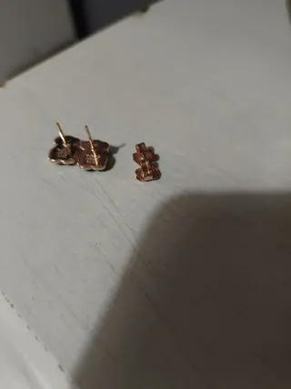 Pendientes Oso Tous Vermeil Oro Rosa