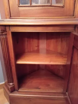 Vitrina Esquinera Madera 1.93m x 70cm