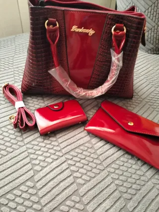 Borsetta elegante Borgogna