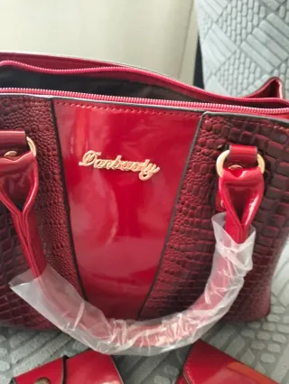 Borsetta elegante Borgogna