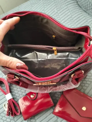 Borsetta elegante Borgogna