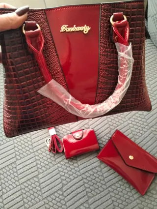 Borsetta elegante Borgogna