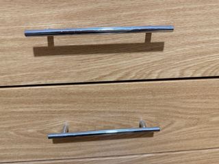 Cómoda 4 cajones madera y metal