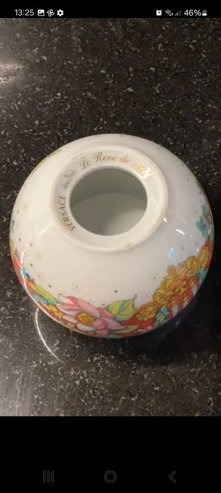 Versace Portacandela in porcellana Rosenthal