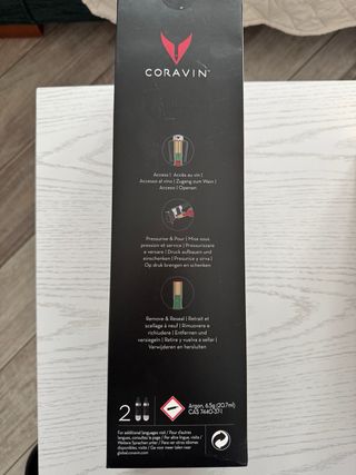 Coravin Sistema di Conservazione del Vino