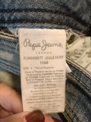 Falda vaquera Pepe Jeans azul