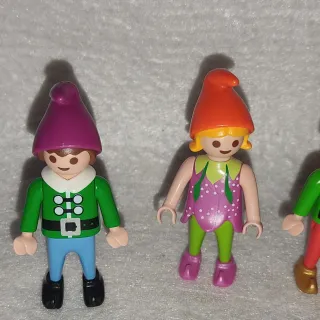 4 Figuras Playmobil Elfos
