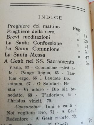 Vecchio libro religioso, Anno 1943